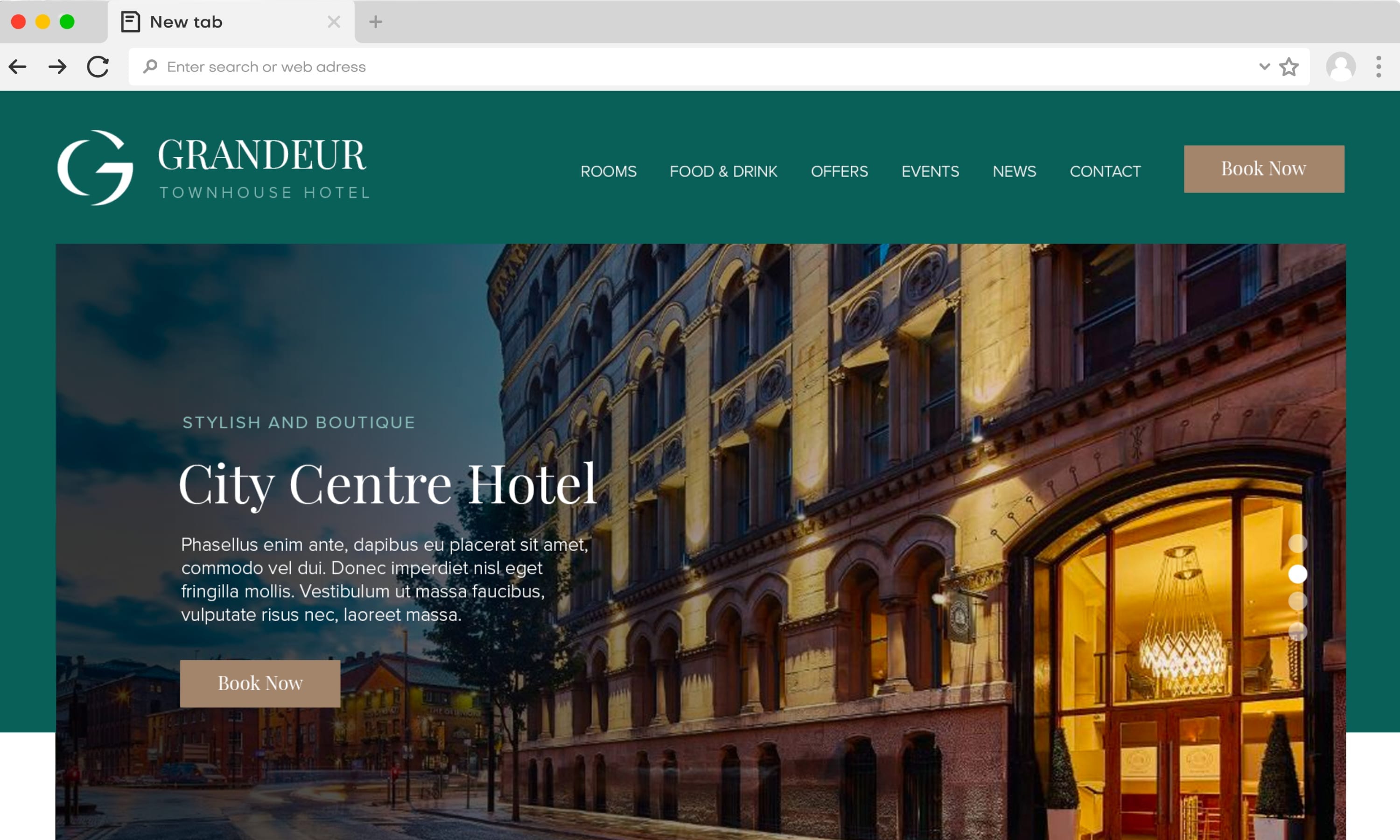 Granduer Hotel Mockup