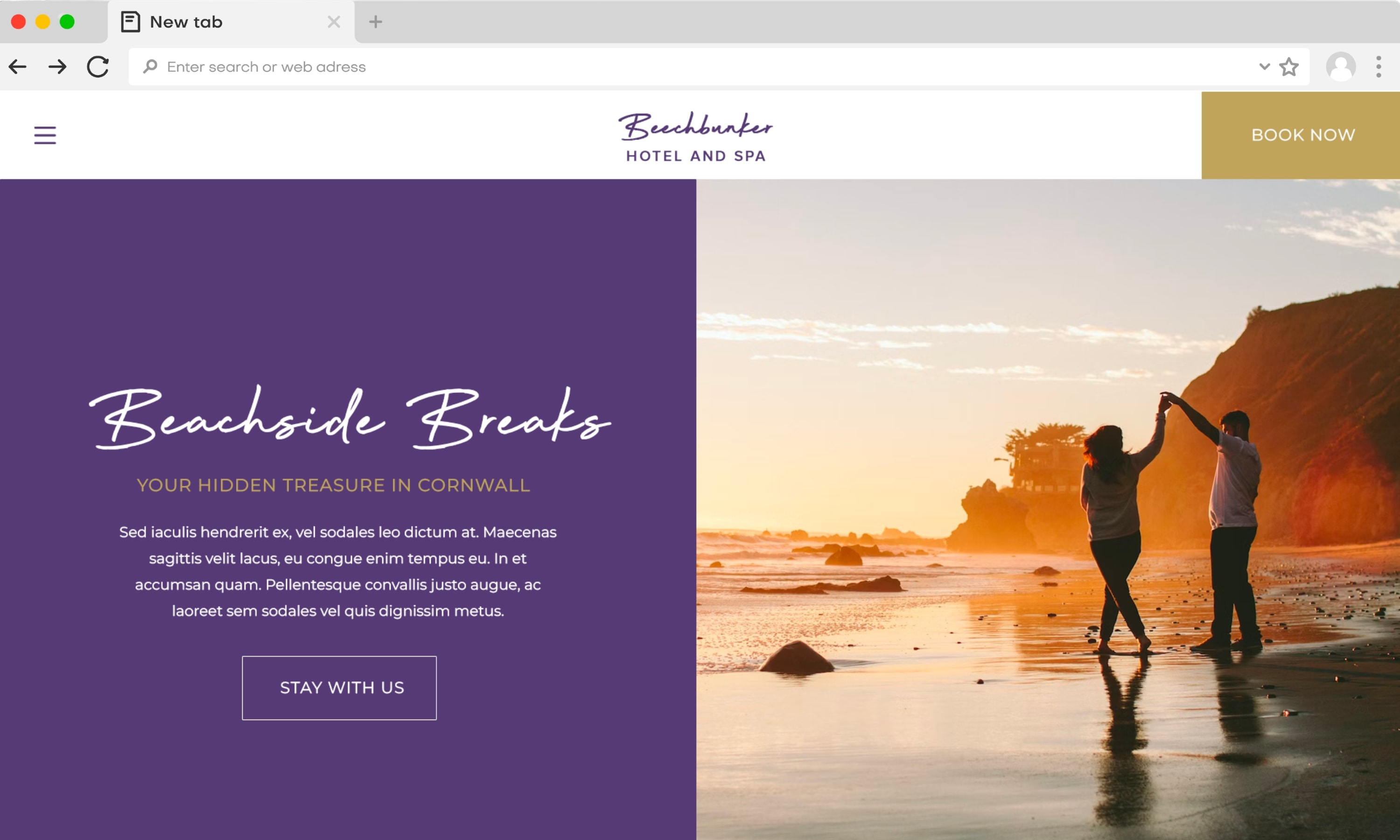 Beachbunker Mockup