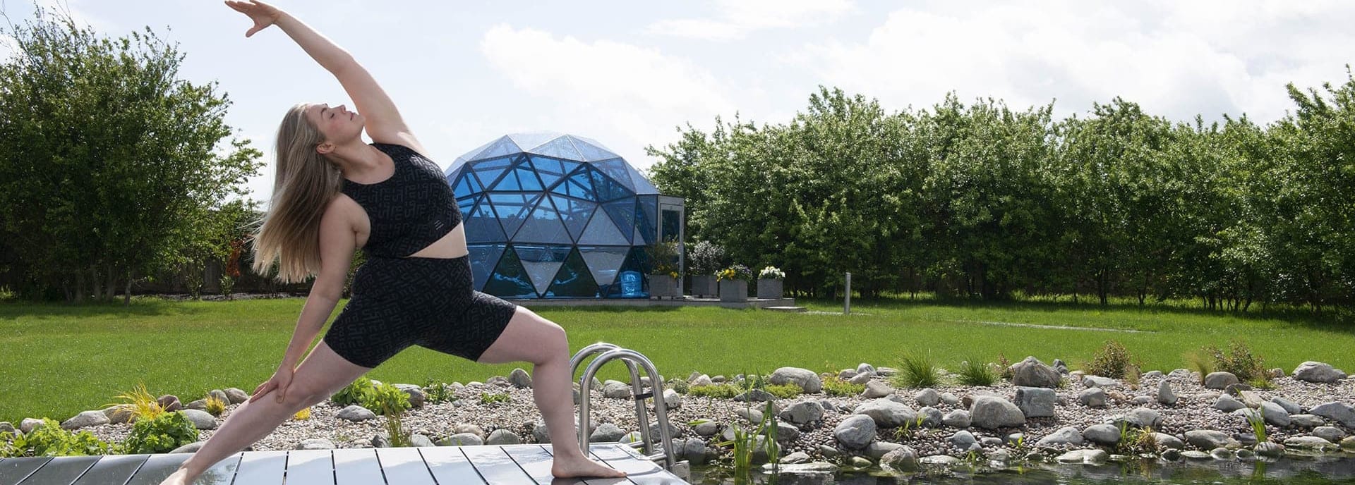 Yoga at the Glass House