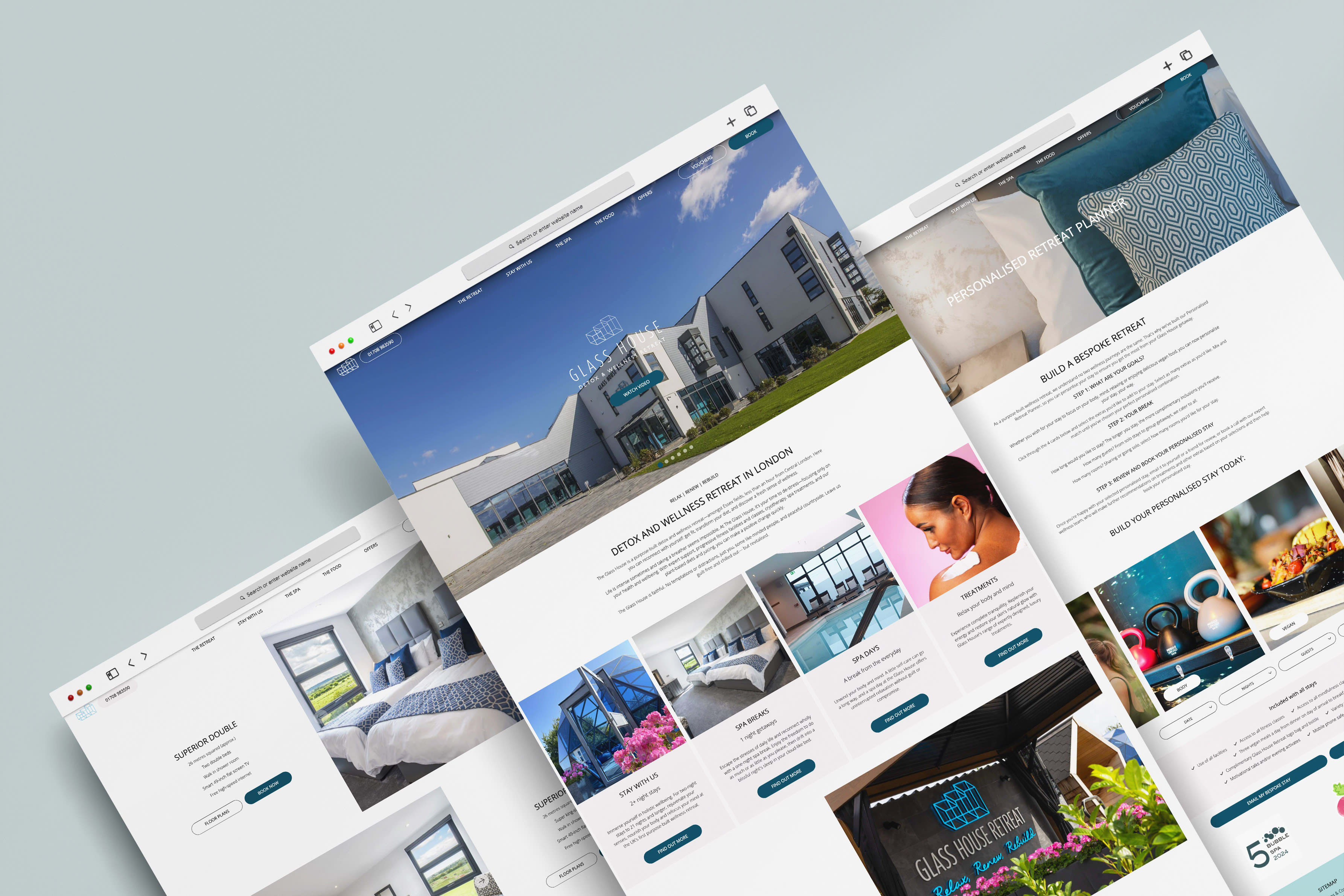 Glass House Retreat Screens