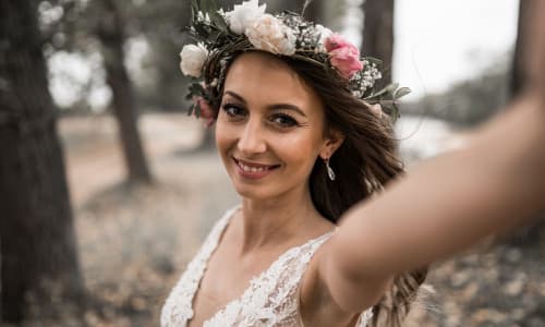Wedding selfie